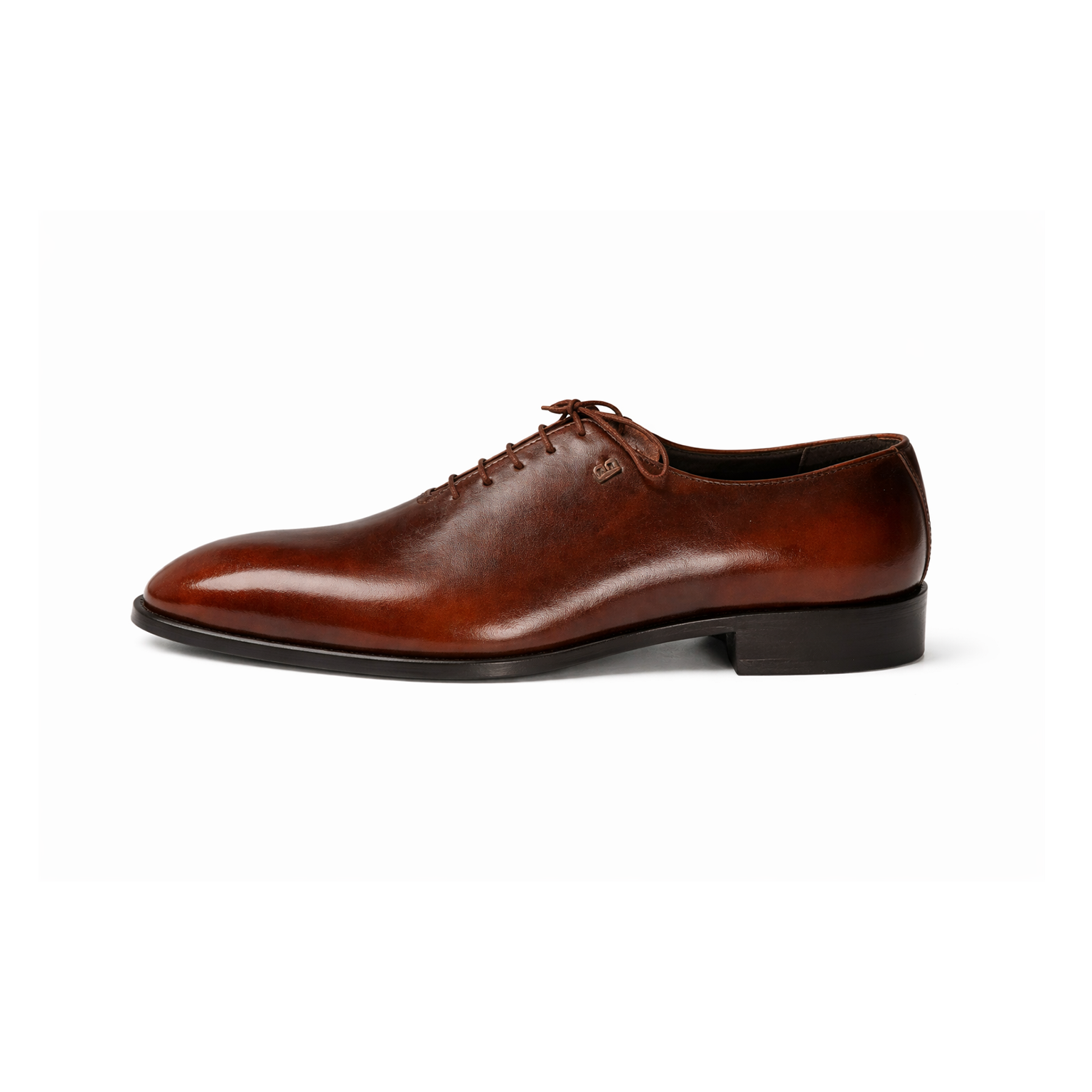 BRUNARK Romano Brown Classic Leather Dress Shoes