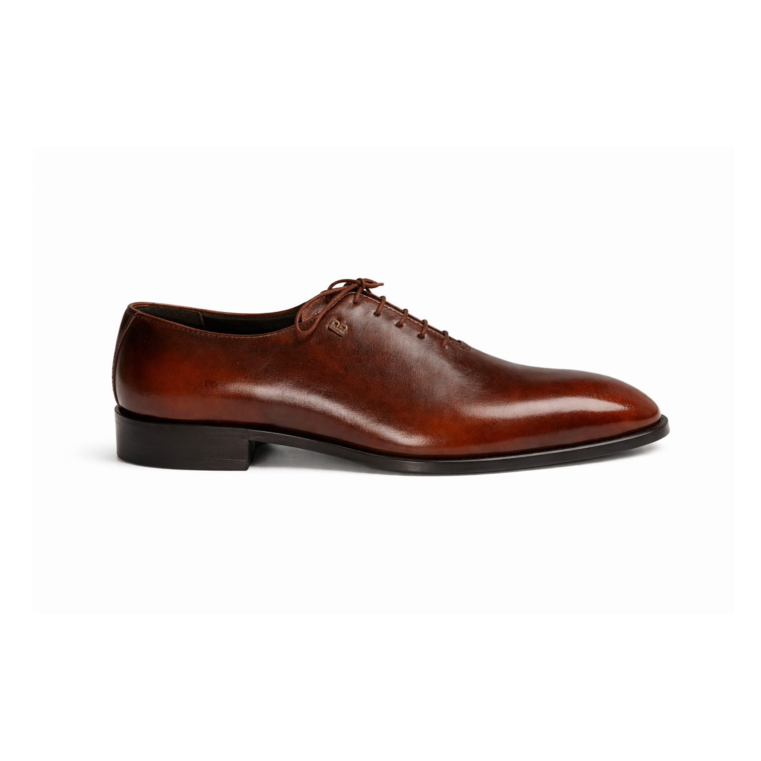 BRUNARK Romano Brown Classic Leather Dress Shoes