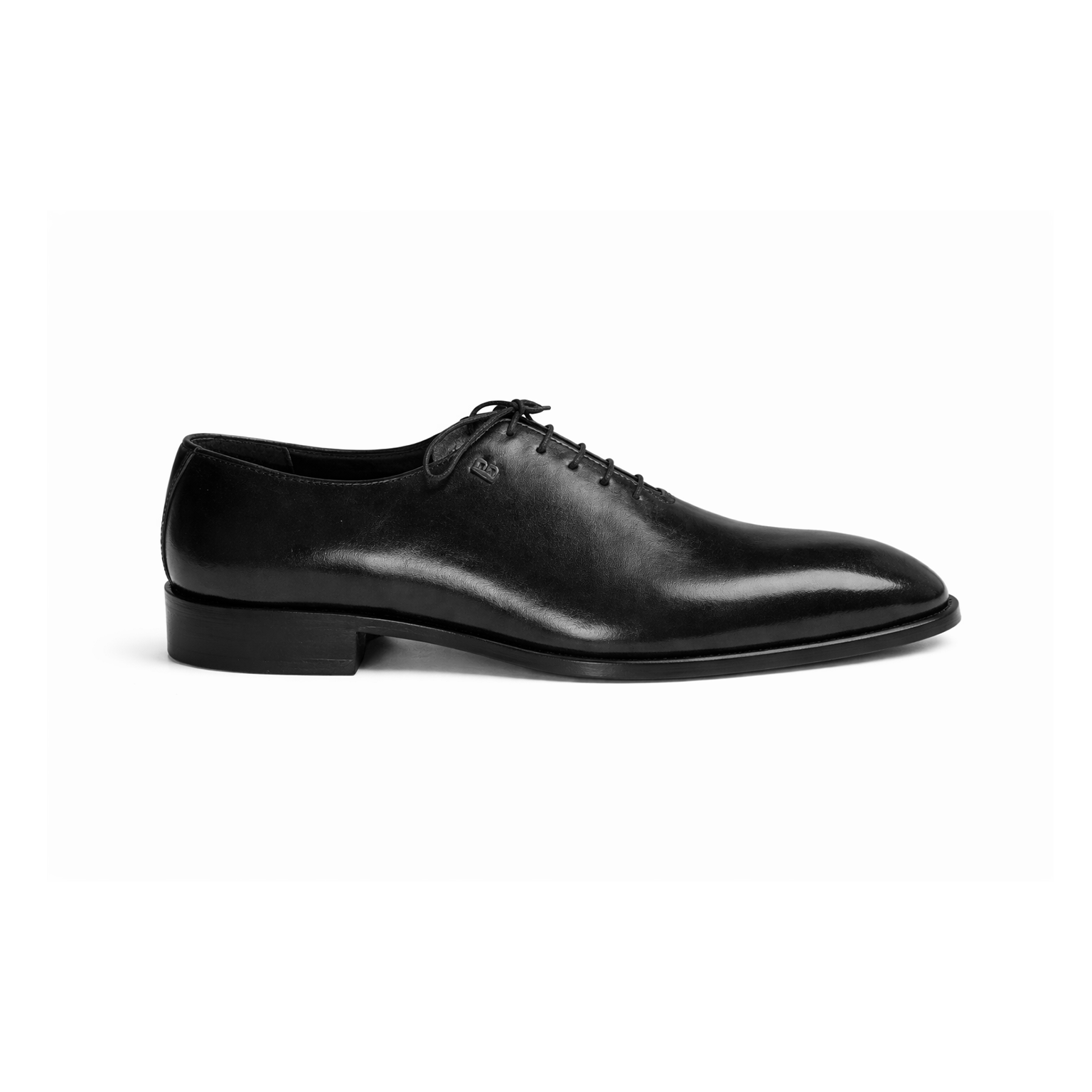 BRUNARK Romano Black Classic Leather Dress Shoes