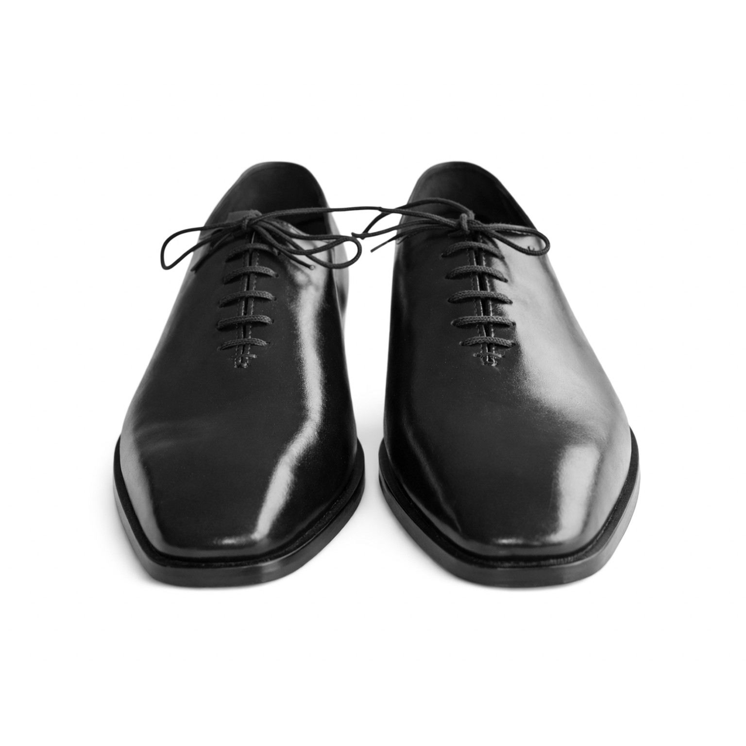 BRUNARK Romano Black Classic Leather Dress Shoes