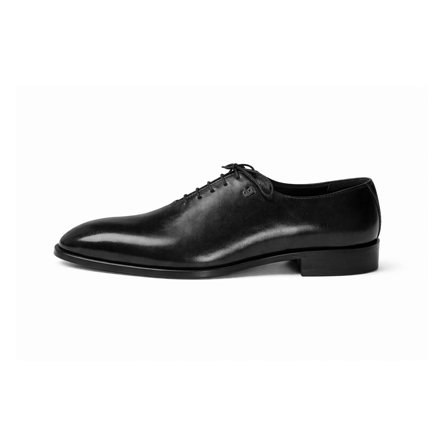 BRUNARK Romano Black Classic Leather Dress Shoes