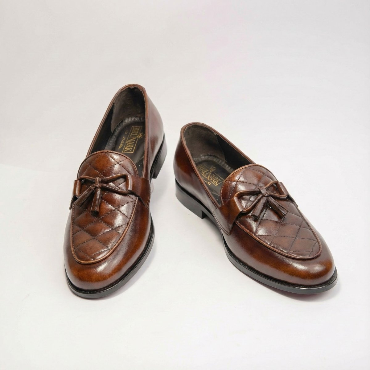 BRUNARK Rovello Leather Dress Shoes - Brunark.com