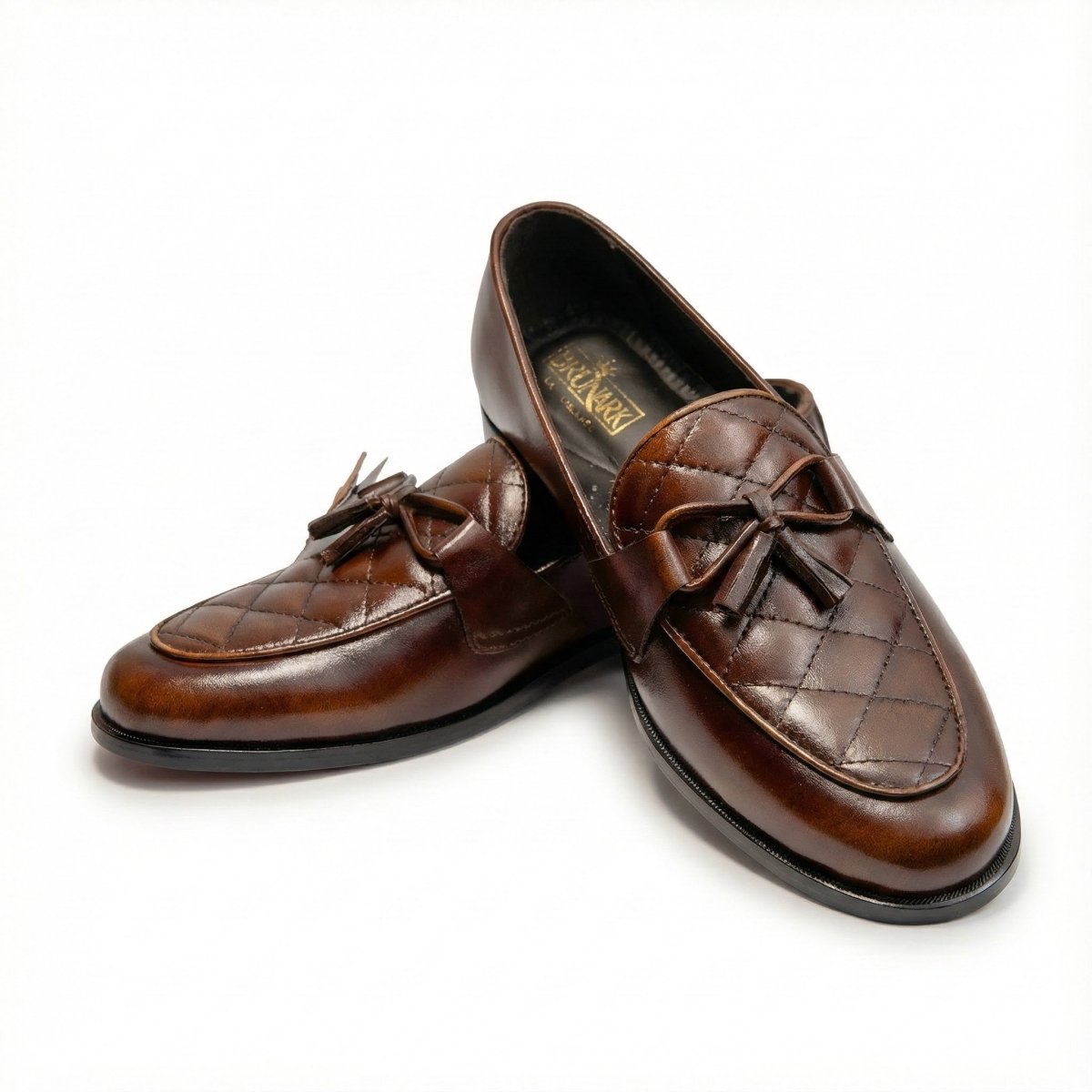 BRUNARK Rovello Leather Dress Shoes - Brunark.com